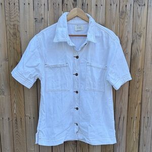 DISSH Classic denim oversized White Shirt